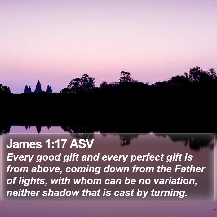 James 1:17 ASV Bible Study