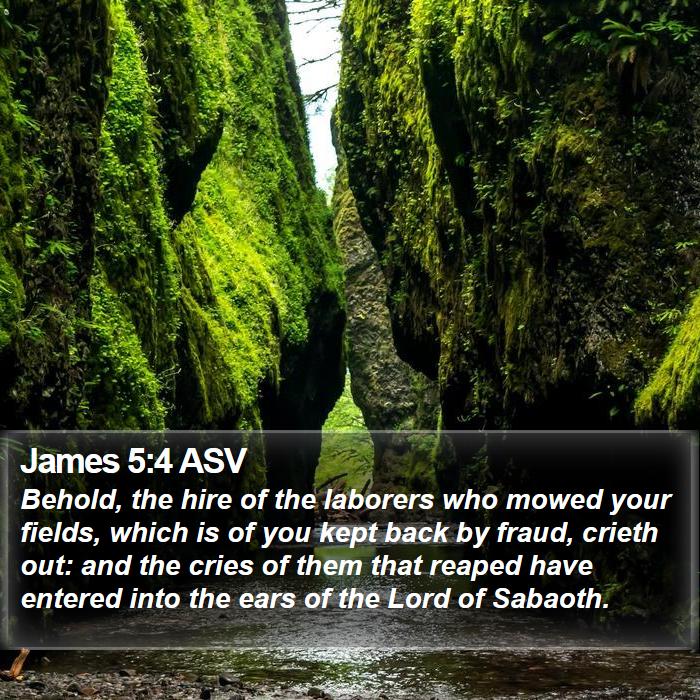 James 5:4 ASV Bible Study