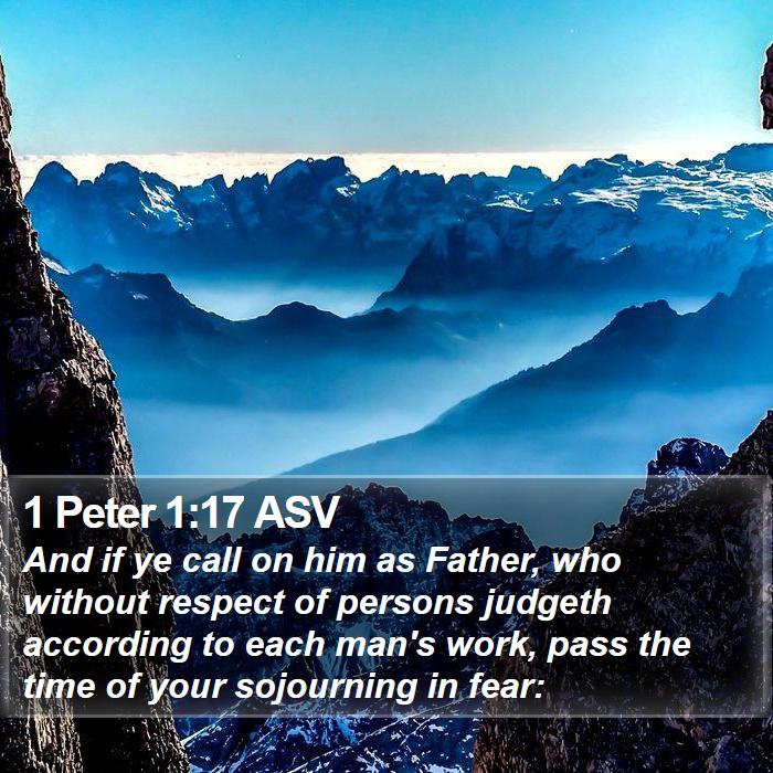 1 Peter 1:17 ASV Bible Study