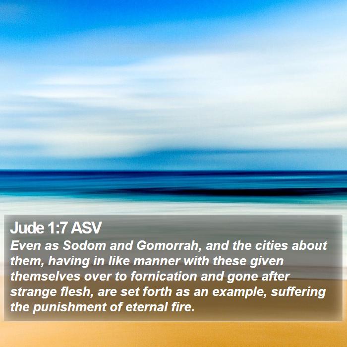 Jude 1:7 ASV Bible Study