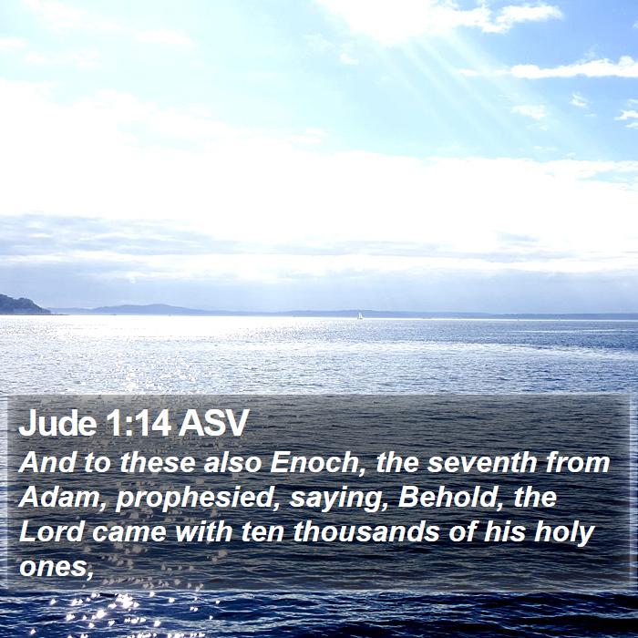 Jude 1:14 ASV Bible Study