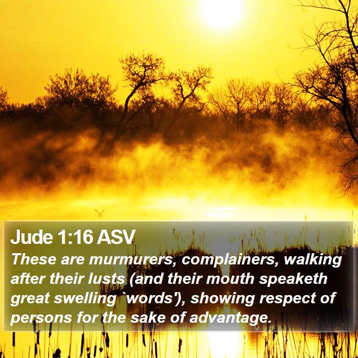 Jude 1:16 ASV Bible Study