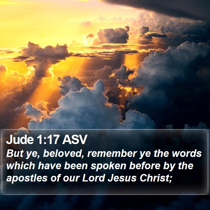 Jude 1:17 ASV Bible Study