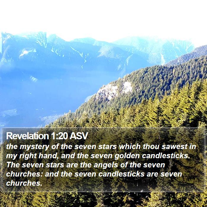 Revelation 1:20 ASV Bible Study