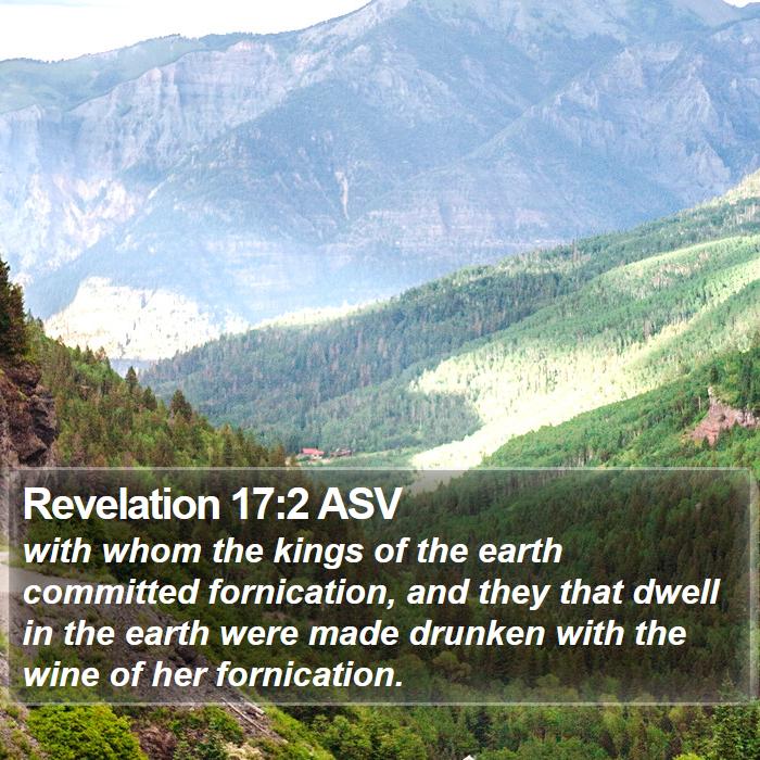 Revelation 17:2 ASV Bible Study