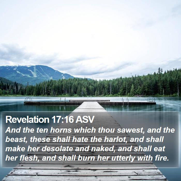 Revelation 17:16 ASV Bible Study