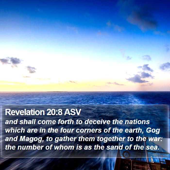 Revelation 20:8 ASV Bible Study