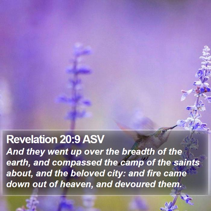 Revelation 20:9 ASV Bible Study