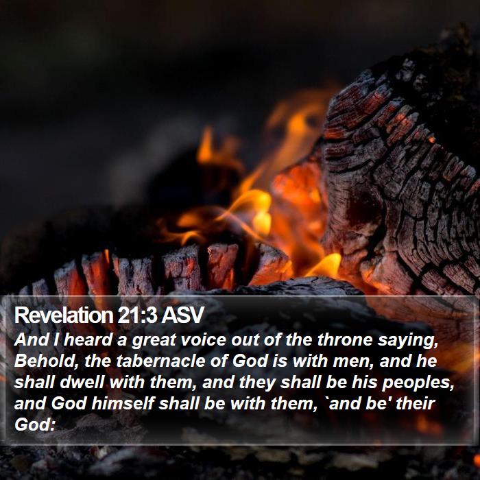 Revelation 21:3 ASV Bible Study