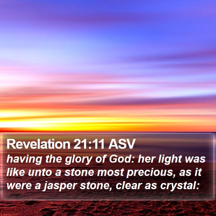 Revelation 21:11 ASV Bible Study