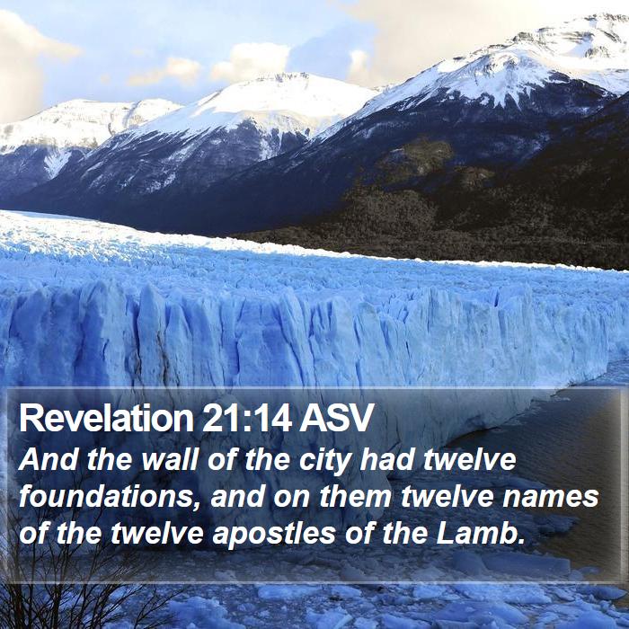 Revelation 21:14 ASV Bible Study