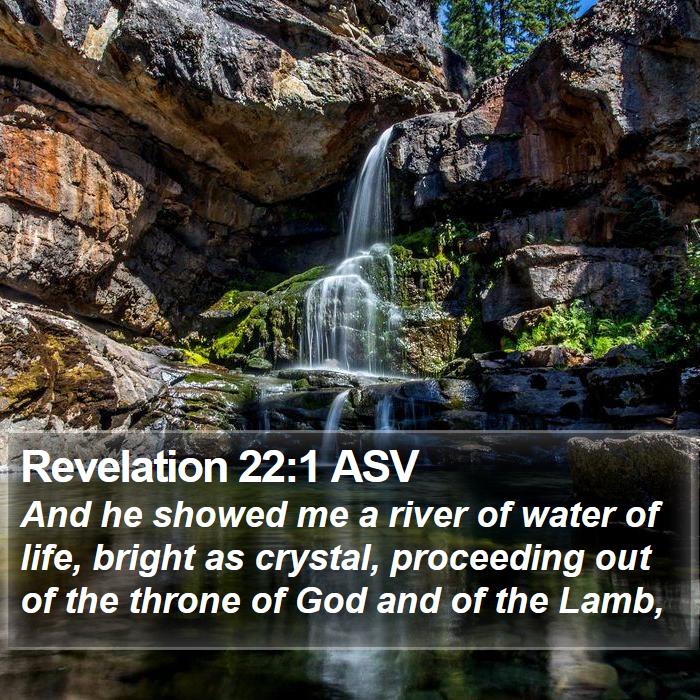 Revelation 22:1 ASV Bible Study